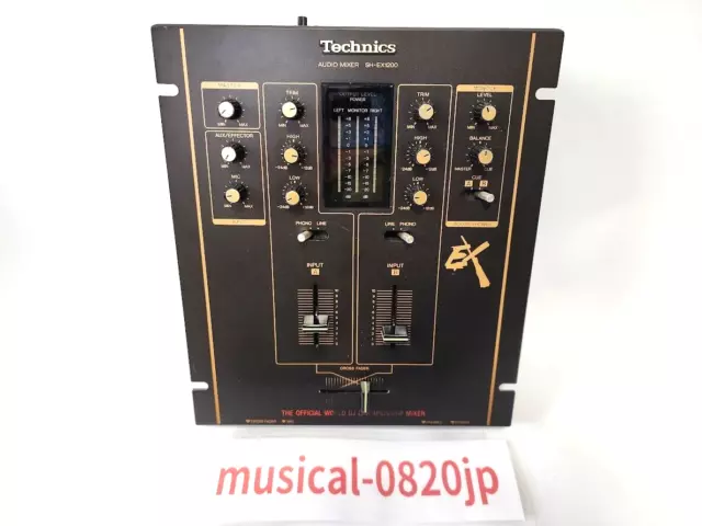 Technics SH-EX1200 Black Audio Mixer DMC The Official World DJ