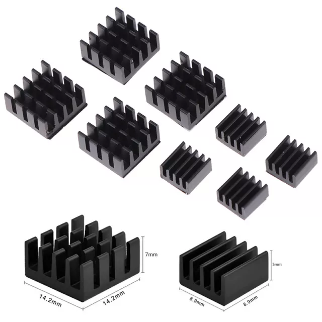 8Pcs For Raspberry Pi Aluminum Heatsink Heat Sink Computer Cooler RadiatorA! SUM