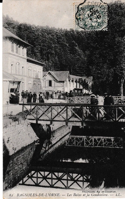 Cpa Bagnoles De L'orne Les Bains Et La Gondoniere