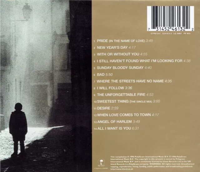 CD - U2 - The best of 1980 - 1990 2