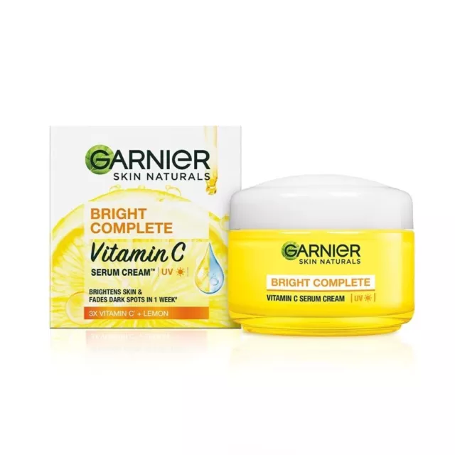 Garnier Skin Naturals, Crème de Jour, Éclaircissante Avec Protection...