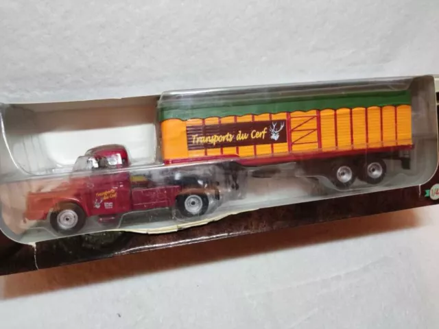 IXO ALTAYA Camion Willeme LC610 Transport du Cerf 1952 1/43 Semi remorque