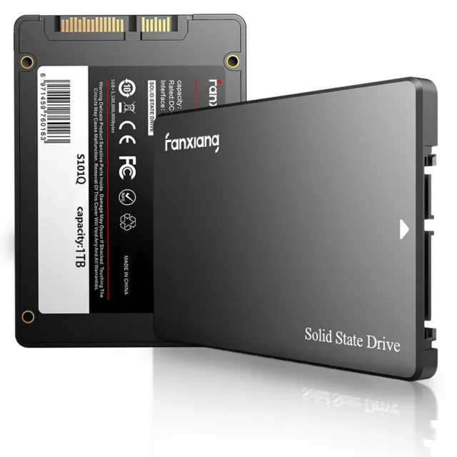 Fanxiang 2TB 1TB 512GB SSD Festplatte 2,5 Zoll Intern SATA III Solid State Drive