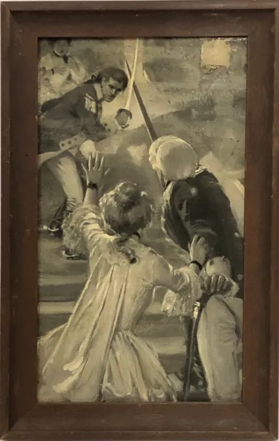 Howard Pyle Oil Painting: 19th century French Revolution (1)