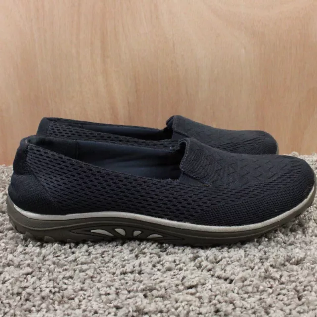 Skechers Shoes Womans 6  Blue Slip On Relaxed Fit Memory Foam Air Cooled Walking