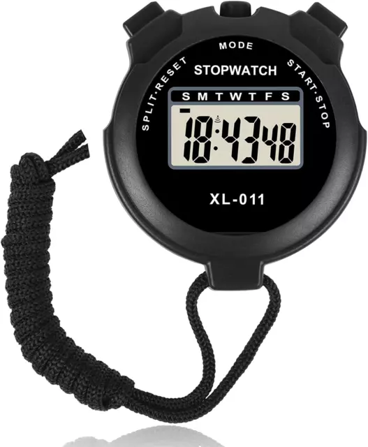 Vicloon Digital Sport Stoppuhr Timer, Digitale Stoppuhr Mit Großem Display, Spor