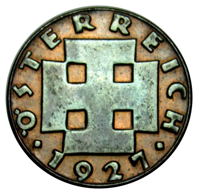Austria 2 Groschen coin 1927 KM#2837 (a1)