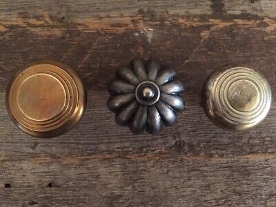 Set (3) Vintage/Antique Door Knobs, for Crafts Misc.