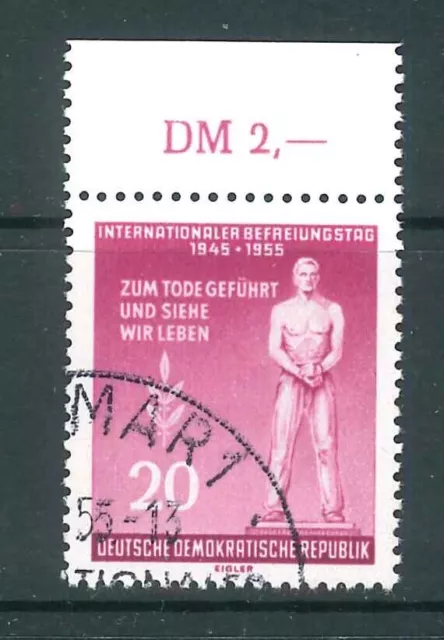 DDR Michel-Nr. 460 YII gestempelt Oberrand - geprüft Ruscher BPP - Mi. 50.-
