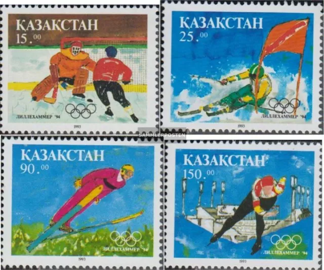Kasachstan 37-40 (kompl.Ausg.) postfrisch 1994 Olympia