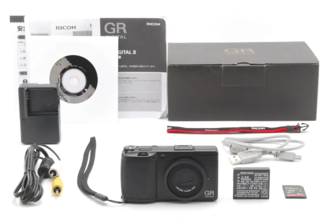 [Near Mint w/ Box] Ricoh GRII 10.1MP Digital Camera Black From JAPAN