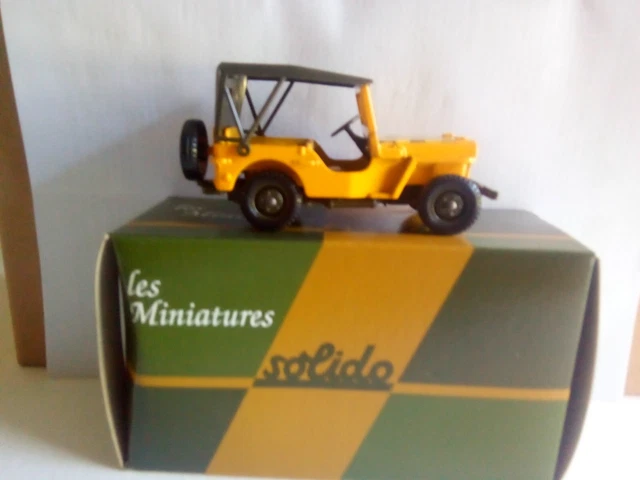 Solido Militaire 1/43 - Jeep Willys Sanitaire - 1982 - Vert Armée - Figurine De Collection