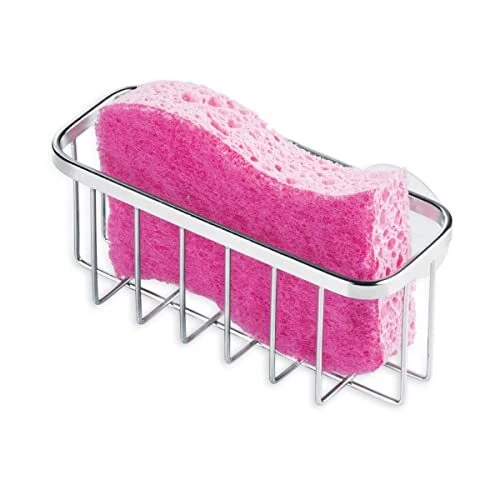 Cesta Portaesponjas De Acero Inoxidable Gia Con Ventosas, Ideal F