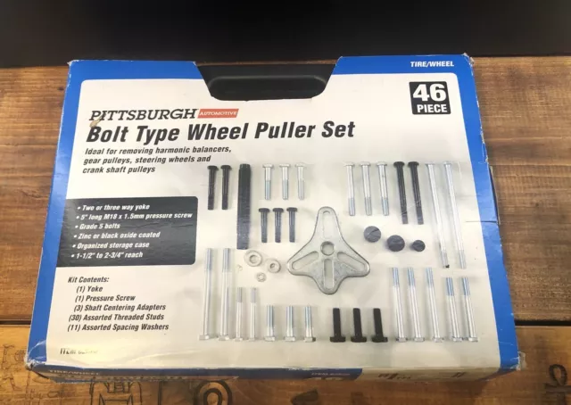 Pittsburgh Automotive Bolt Type Wheel Puller Set 46-Piece