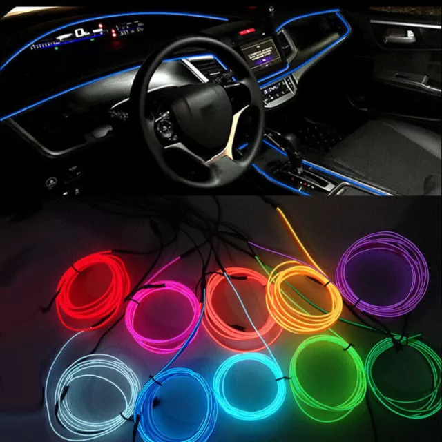 Led Light Strip,Car LED Strip Lights Under Dash Footwell LED Interior Light  Kit for All Cars Accent Light Glow Neon 