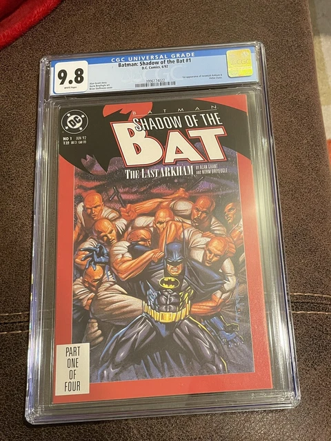 Batman: Shadow of the Bat #1 CGC 9.8 1st Victor Zsasz Jeremiah Arkham 1992