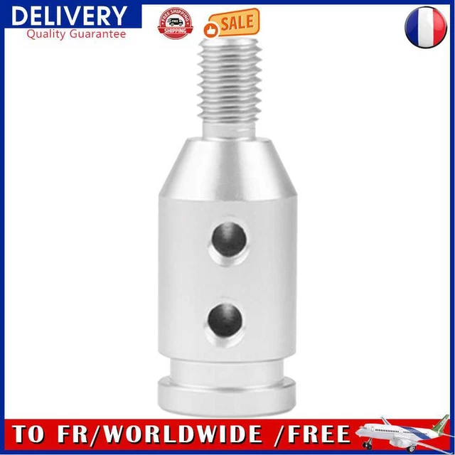 M10x1.5 Adaptor Manual Car Gear Shift Knob Adapter for Honda (Silver)