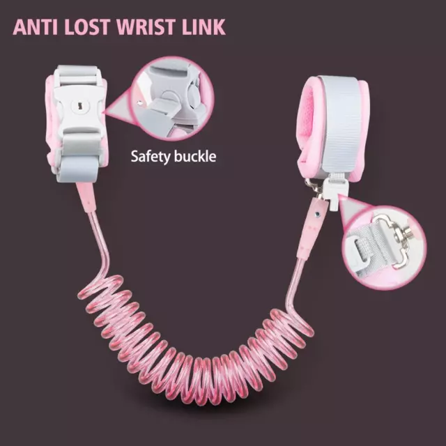 Anti lost Band Safety Link Harness Toddler Child Baby Kid GXJ Strap Wrist C3X8