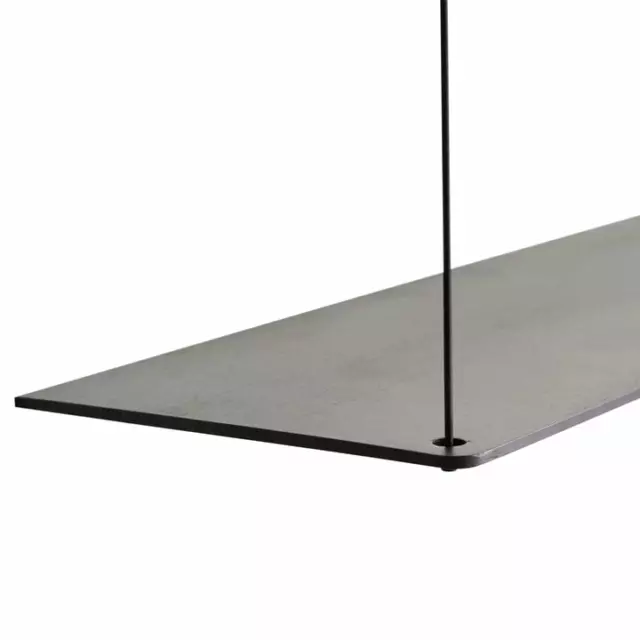 Woud Regalbrett für Stedge Regal Wandregal Hängeregal Regalsystem 80 cm schwarz