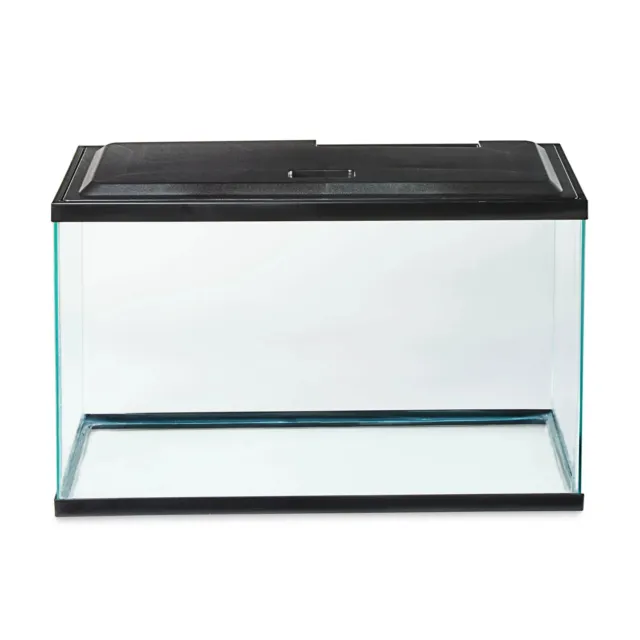 NEW-Aqua Culture Aquarium Starter Kit Fish Tank 10 Gallon Water Tank + LED Light