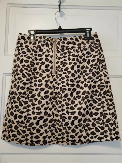 NEW MARC BY Marc Jacobs Animal Print Pleated Skirt Sz 6 $21.50 - PicClick