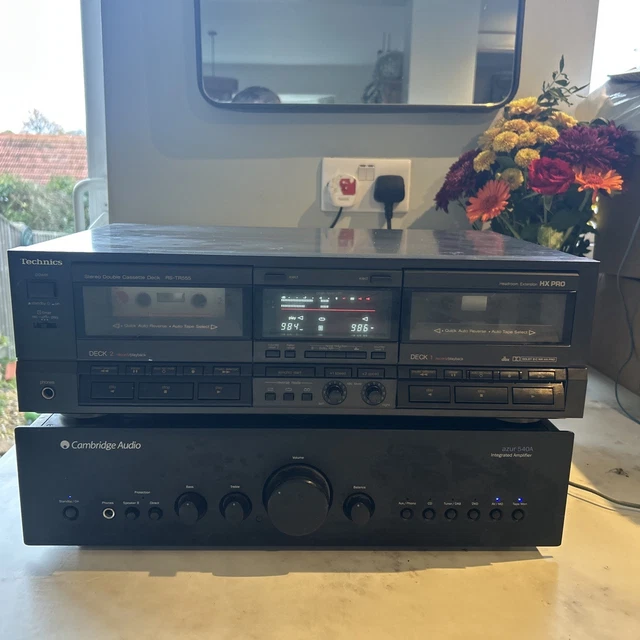 Platine Cassette TECHNICS RS-TR 555 – Double K7 DBX Autoreverse – Pour Pièces