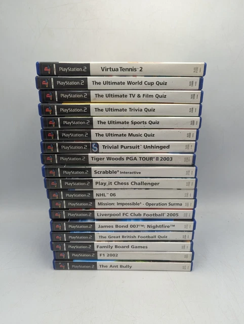 Jeux PlayStation 2 (PS2) - Disques Uniquement - Achetez 4, Obtenez 1 Gratuit - Tous Testés Et En Bon état