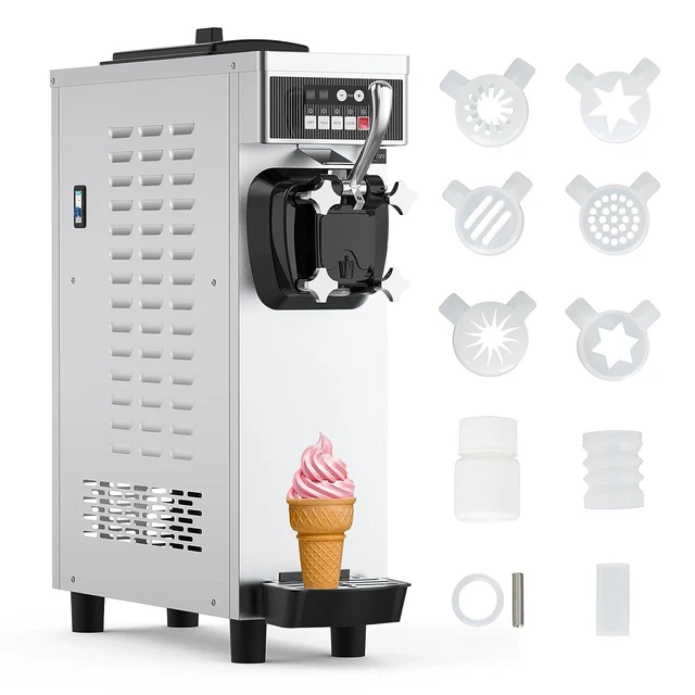 Ice Cream Maker Machine Soft Serve Dispenser Home Kids Sorbet Sherbert
