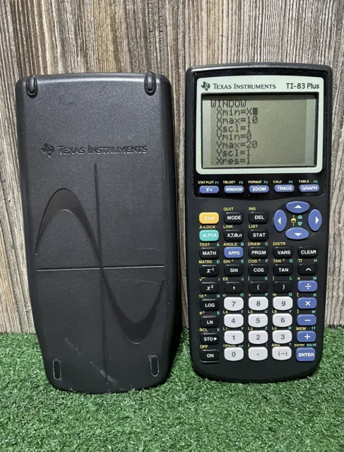 Texas Instruments TI-83 Plus Graphing Calculator W/Cover, Tested, Working