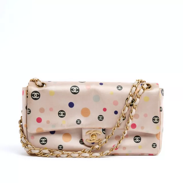 Chanel silk bag on sale