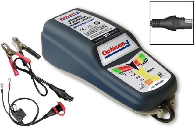 Optimate 4 dual program battery charger can-bus 12v sae
