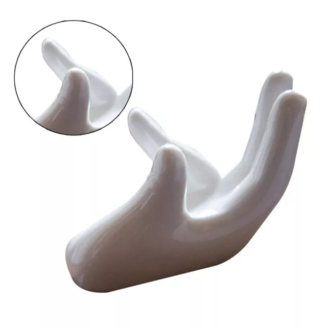 White Ceramic Display Stand for Ocarinas Compatible with 6 and 12 hole