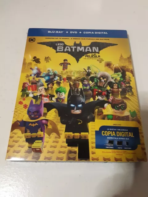 Lego Batman La Pelicula The Lego Batman Movie Bluray DVD Combo Brand New Sealed