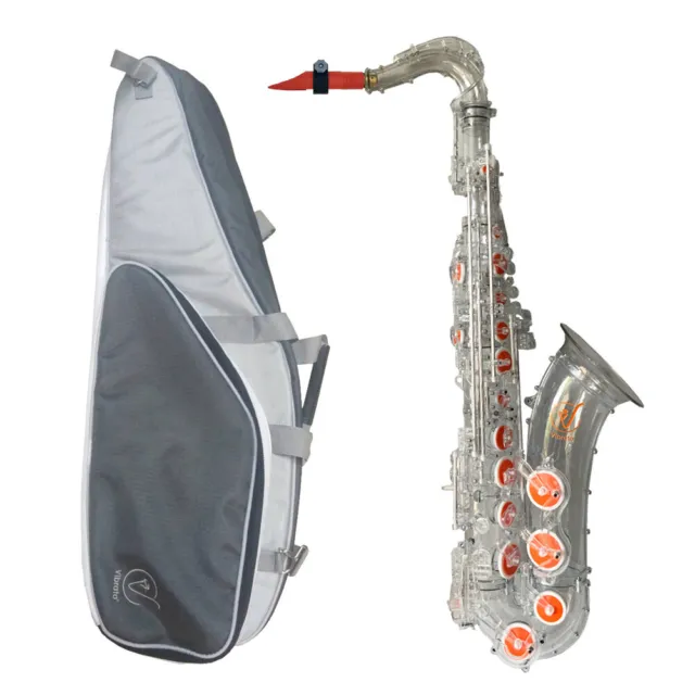Vibrato Saxophone T1S Clear Transparency Tenor Polycarbonate Waterproof Limited