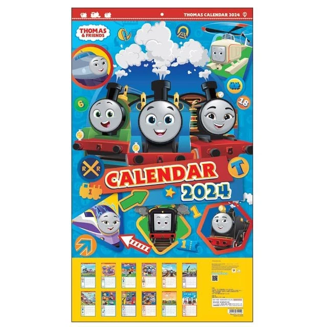 2024 SUNSTAR STATIONERY Thomas the Tank Engine Calendar CL68 /61 x