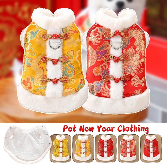 Chinese new year dog sales clothes