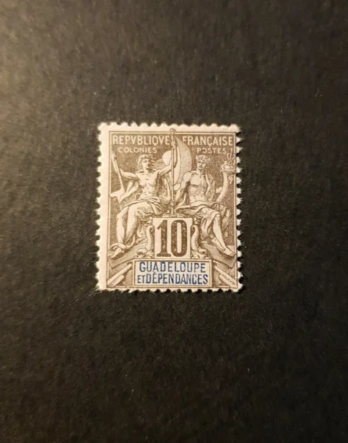 Timbre France Colonie Guadeloupe N°31 Neuf * Mh 1892