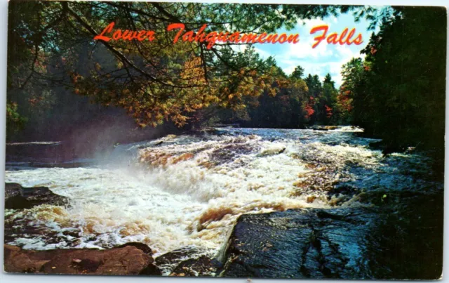 Postcard - Lower Tahquamenon Falls in Michigan's Upper Peninsula