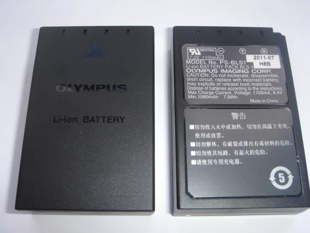 Batterie D'ORIGINE OLYMPUS PS-BLS1 GENUINE battery AKKU ACCU NEUVE PEN E-PL3