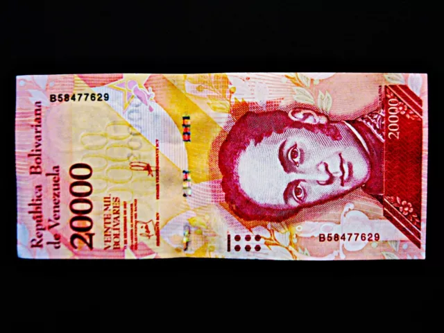 Venezuela  20.000 Bolivares  2017  uncirculiert mit leichten Spuren !!