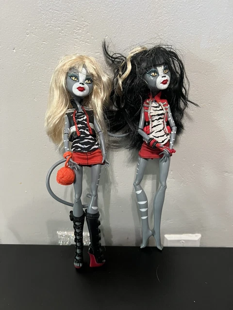Monster High Werecat Twin Sisters - Meowlody and Purrsephone￼