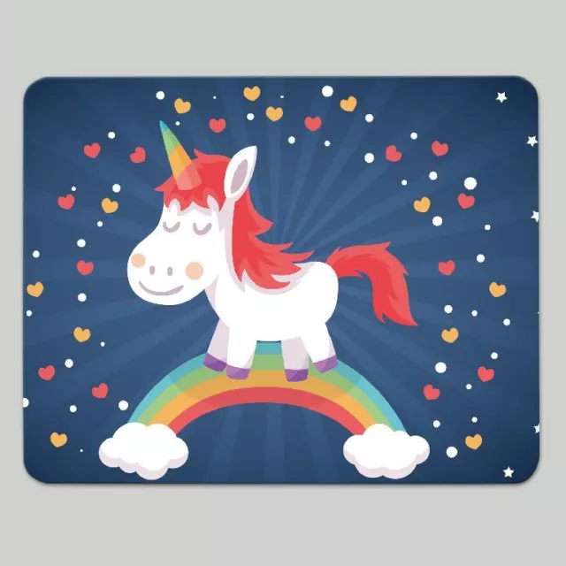 Mousepad 'Einhorn' - 24x19cm - Regenbogen - Unicorn - Einhörner