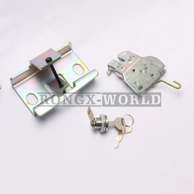 Cover Lock Set Hood Lock assembly Fit Kobelco SK65 SK75-8 Excavator Engine New