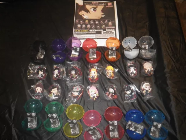 Demon Slayer  Capsule Rubber Mascot 14 Gashapon Toy Bandai  - Pick One - New