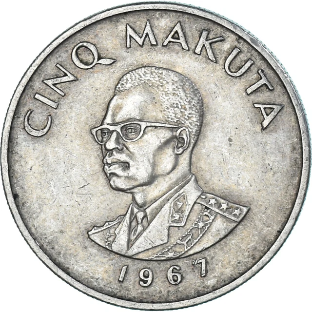 [#1339621] Coin, Congo, 5 Makuta, 1967