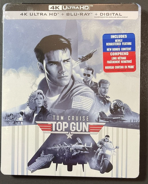 TOP GUN & Top Gun Maverick 4K Ultra HD Bluray Set 4 Disc Set New £124.