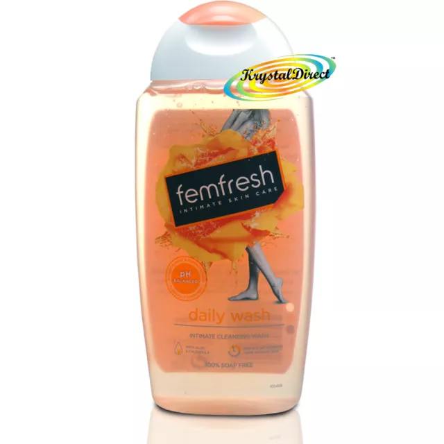 Femfresh Intimate Hygiene Daily Feminine Wash 250ml pH Balanced Soap Free