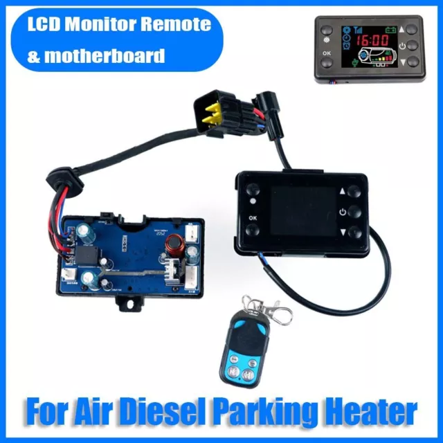 12V 2-8KW LCD Monitor Fernbedienung Board Motherboard Diesel Standheizung