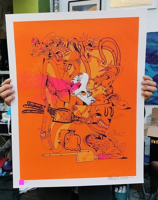 Original ALEXONE limited edition 60 ex SOLD OUT not banksy obey shepard invader