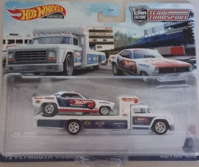 hot wheels 72 plymouth cuda funny car retro rig